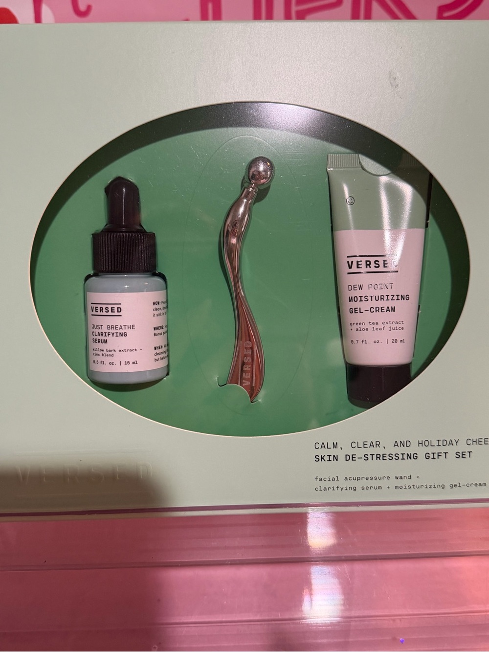 Versed Dew Point Moisturizing Gel-Cream & Just Breathe Clarifying Serum Set